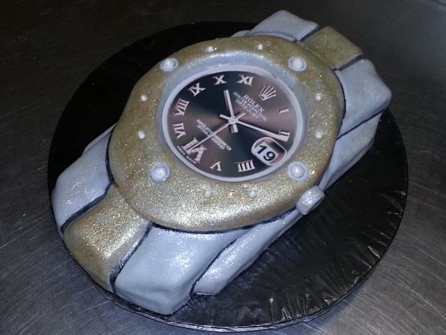 wristwatch cake
